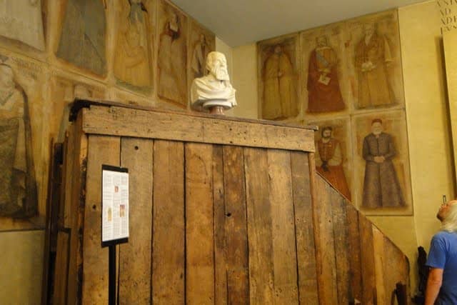 Rostrum of Galelei, University of Padua, June 20, 2010.