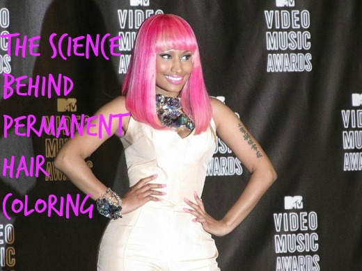 Nicki Minaj displaying her not-so-natural pink hair. Source: Wikimedia Commons, Philip Nelson, CC BY-SA 2.0.