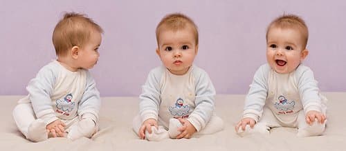 Babies can easily switch from laughter to crying and back again within a few moments. Sometimes it seems that babies laugh at nothing.