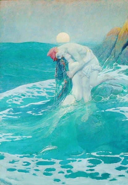 Young female Finfolk are Mermaids in Orkney folklore. However, if they fail to land a human husband, they will grow into hideous hags.