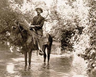 In the early days of the watershed, before the massive floods that scared people into channeling it, horseback riding was a major enjoyment.