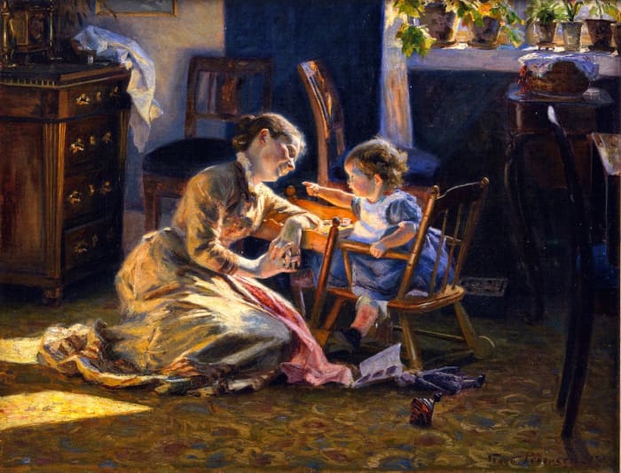 Motherhood reflected a sacred value system during the Cult of Domesticity.