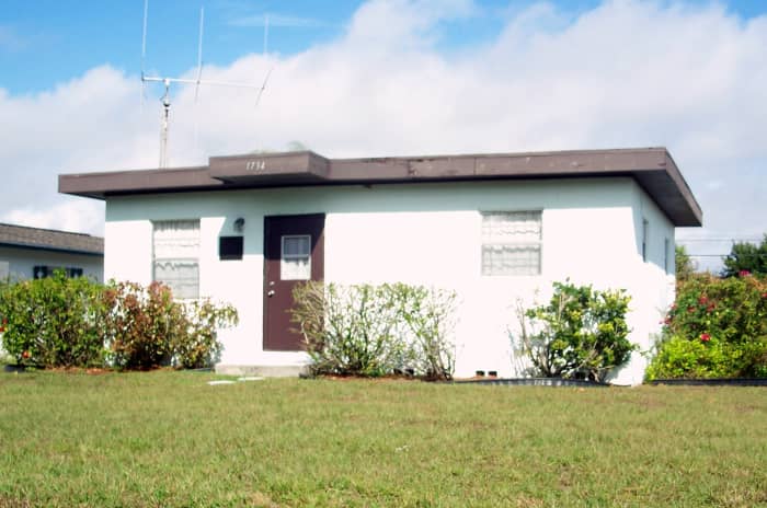 Photo of Zora Neale Hurston's house in Ft. Pierce, FL.