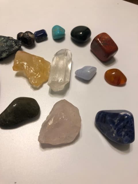 Crystals have been used since ancient times for their healing powers, included in amulets and rituals for protection and healing.