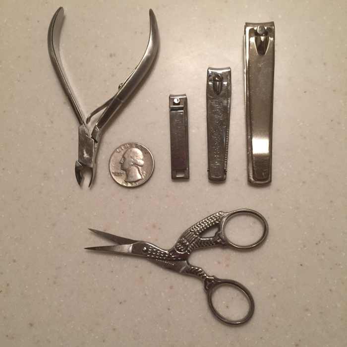 Nippers, clippers, and a stork.