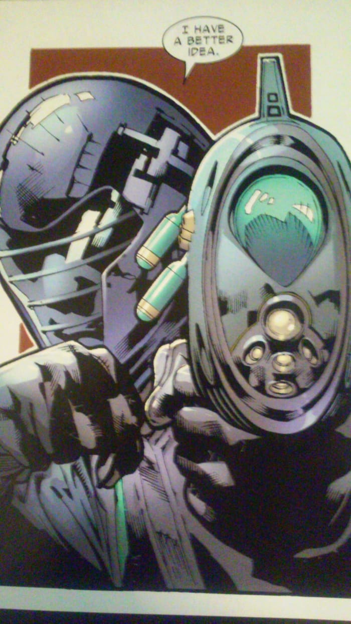 "Yeah, I have a better idea...it's called 'using my powers for something cooler than being a pseudo-transformer.'"