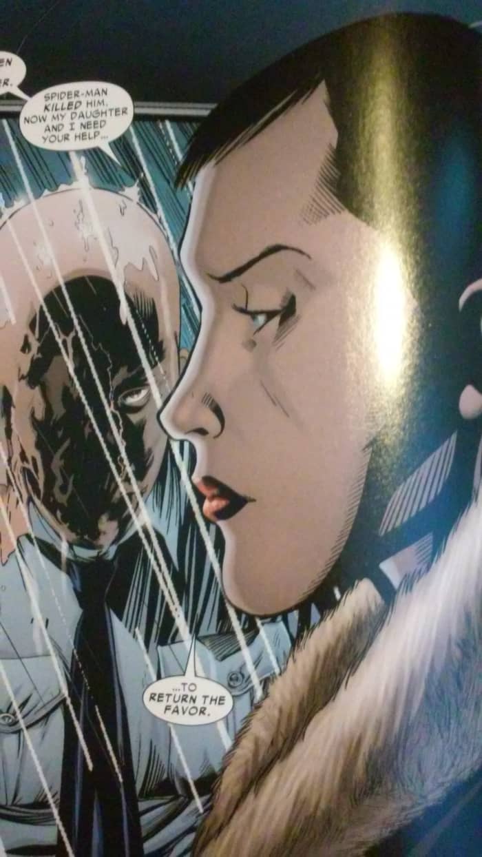 "GAH! Dmitri! Don't just pop your head through the window like that! Almost killed me!"