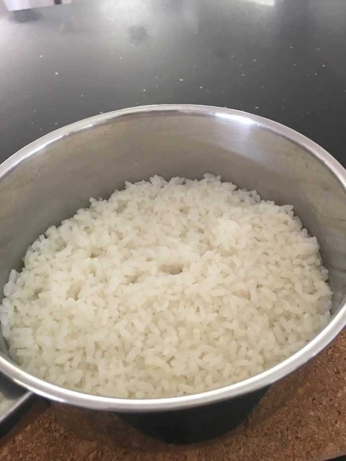 Cooked rice