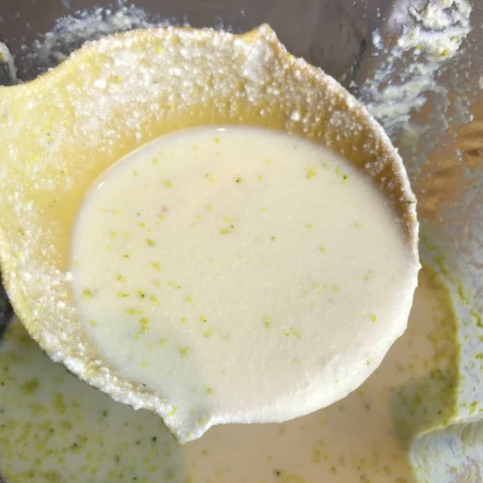 The granular texture is completely optional. The reason I leave it this way is because in the original version that uses egg, the egg tends to curdle just a bit. Leaving some tofu in this state allows for the original texture to show through.