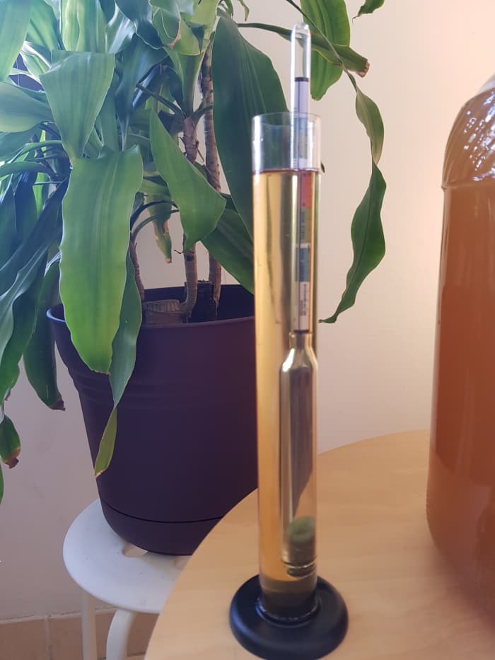 Optional Step: Just before bottling, use your hydrometer again to measure the Final Gravity (FG). Input the recorded numbers and sum is your Alcohol By Volume (ABV). (FG – OG) x 131.25 = ABV %