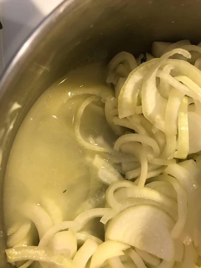 Fresh onions contain a ton of liquid. Caramelization is all about reducing something to bring out the sugars. Cooking the onions to evaporate this liquid is all about patience. As it evaporates it leaves behind concentrated flavor.