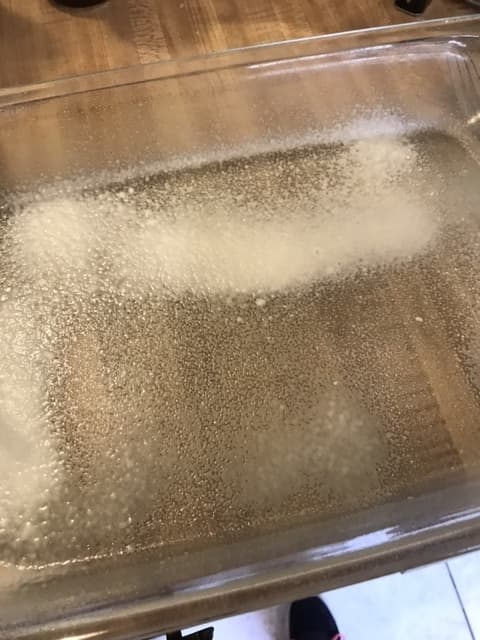 Spray a 9 x 13 baking dish with a neutral cooking spray, making sure to get a nice, heavy, even coat.
