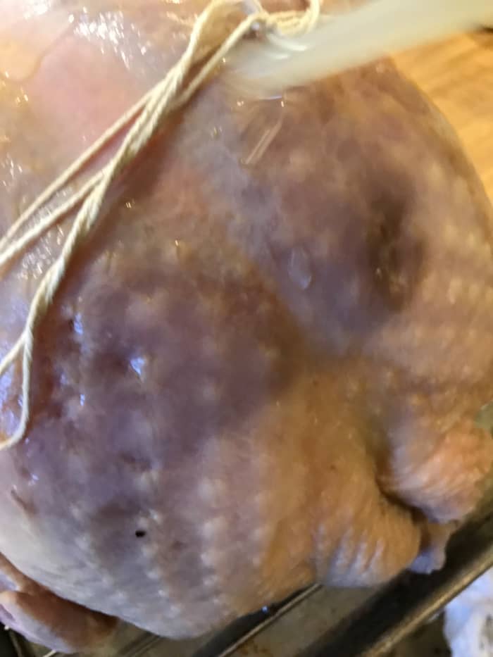 Brining is magic - it really is the easiest, surest way to get a fabulously moist bird. Combined with smoking the turkey is over-the-top delicious. Moist, tender and flavorful - and brining is the key.