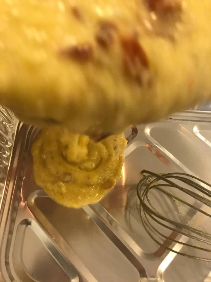Transfer grits to a casserole dish. Bake at 350F. for 45 minutes or so, or until bubbly throughout and golden brown on top.