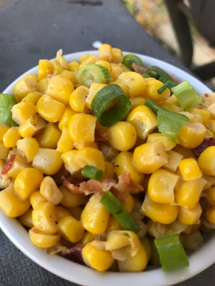 Southern fried corn is just plain good—it's one of the first dishes to disappear at the holidays. Try it yourself!