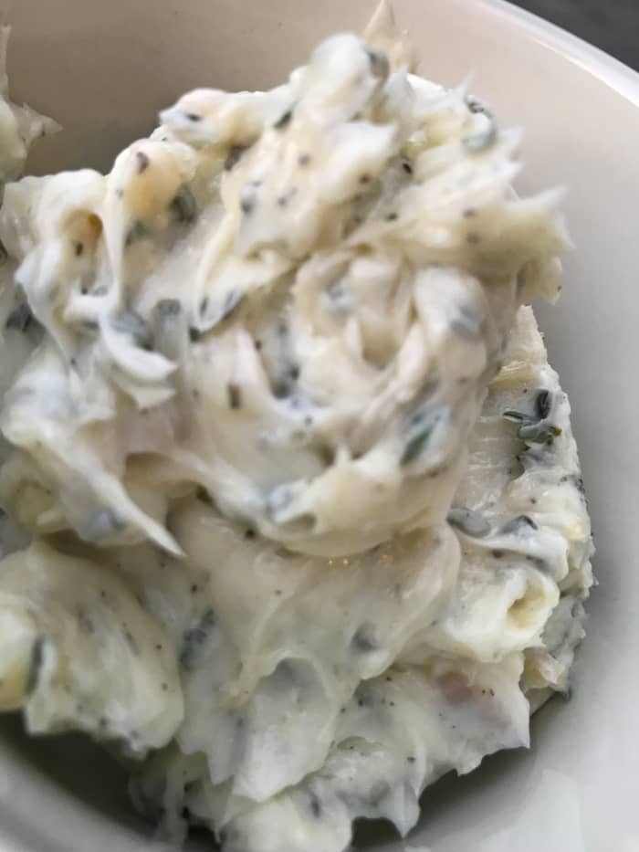 Use this roasted herb garlic butter to finish meats or vegetables, as an ingredient for roast chicken, or with fresh, hot dinner rolls. You'll love how easy it is to use this butter to elevate any number of dishes!