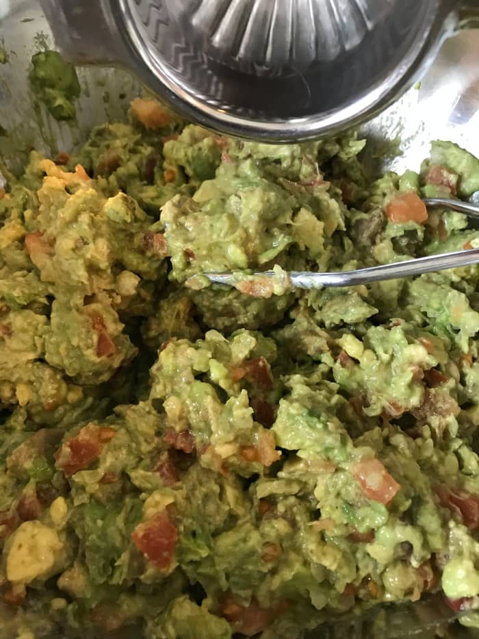 Lime juice can also be adjusted to your taste. Start with the juice of half a lime, taste, and then add more until you think it's just right. I usually use at least one, and often two whole limes for their juice.