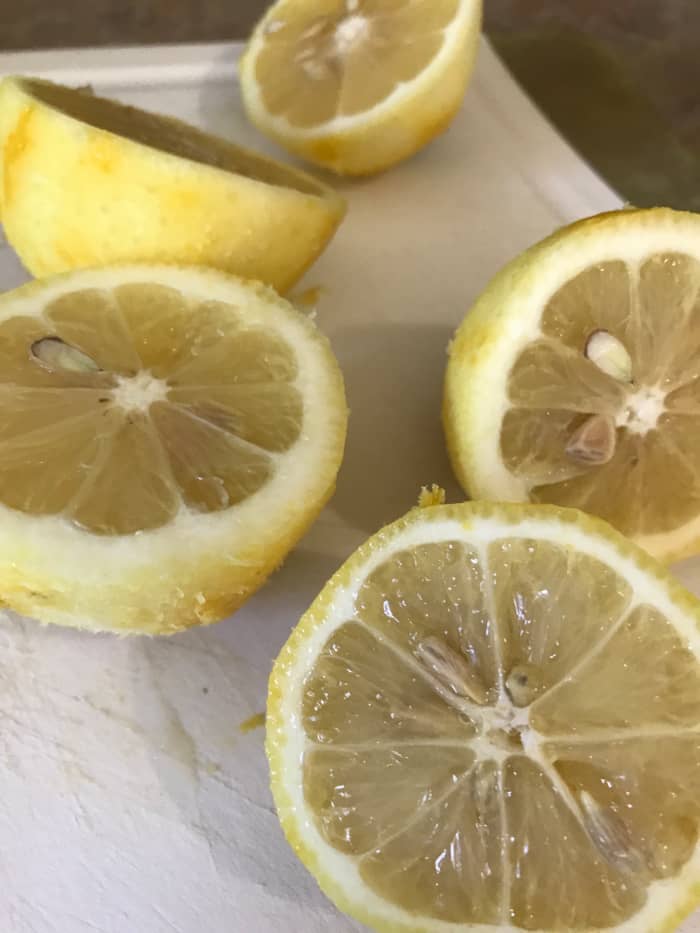 You need a full two cups of lemon juice, and while I often will give you a pass and don't mind high quality bottled juice in many recipes, in this case, fresh matters. The flavor is brighter and more zippy - so go with fresh squeezed. I use about 12!