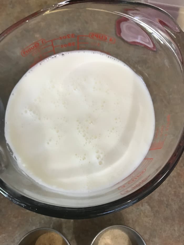 I like using whole milk when making the bechamel; the flavor is just much richer. The finished sauce is silkier and smoother, as well.