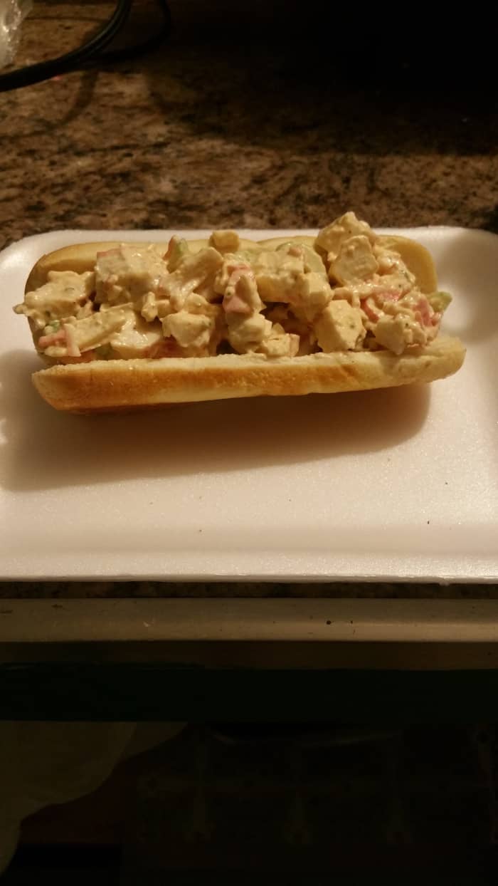 Yummy Imitation Crabmeat Sandwiches - Delishably
