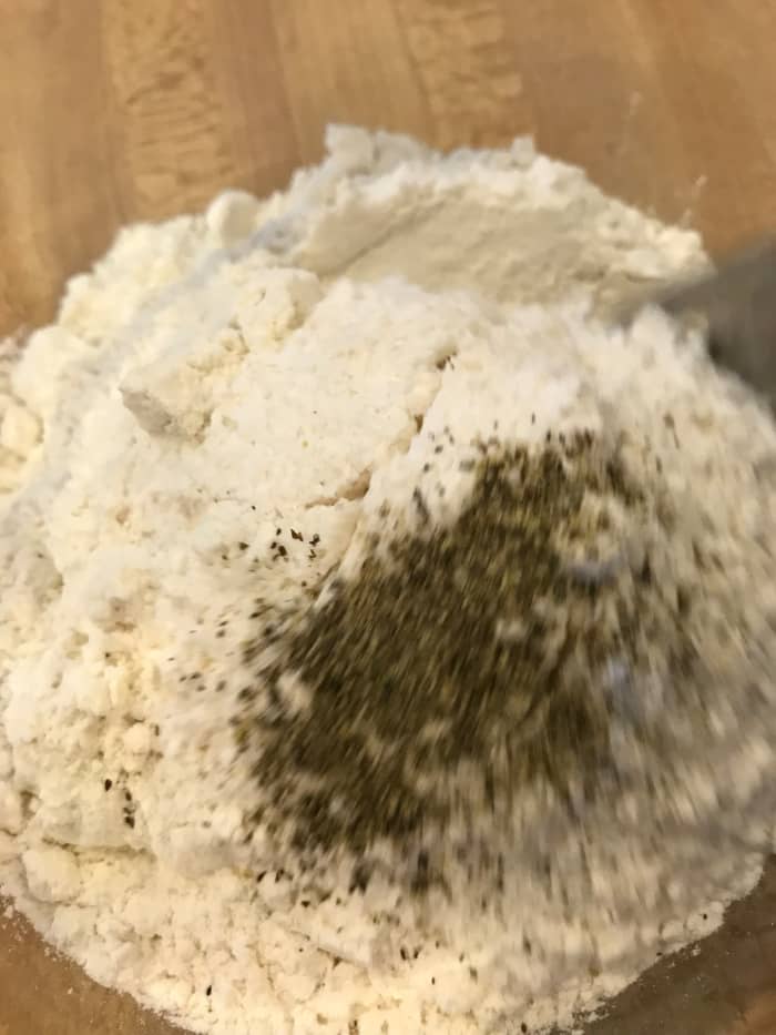 If you want to make sure the finished onion rings taste just right, season the flour and panko with salt and pepper - then taste it. Yes, it'll taste like raw flour, but you can judge if you've added enough salt and pepper. It's a great trick!
