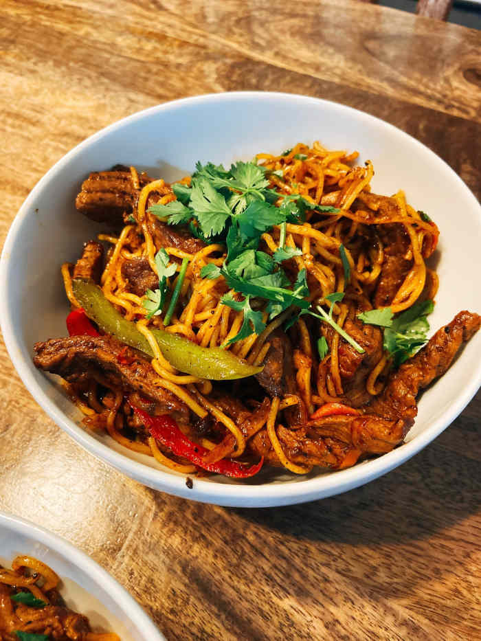 Don't forget to garnish with your favorite green such as cilantro or spring onion. Enjoy! 