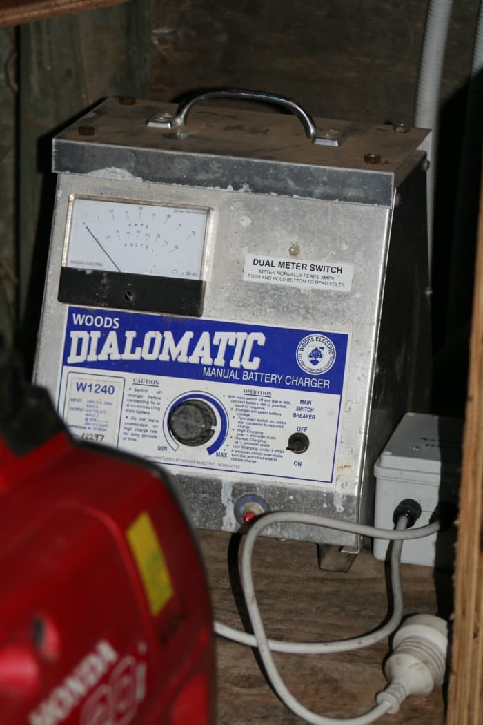 I use my generator to provide additional charge to my deep cell storage batteries, as well as directly powering my house.