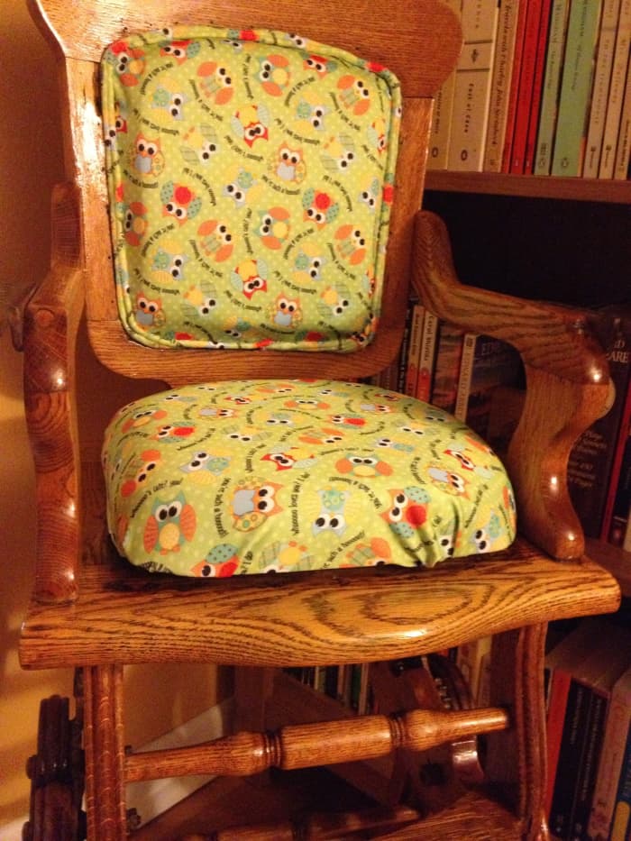 Updating an antique may sound blasphemous to many, but this high chair from 1914 has been modified with every generation that has inherited it. Now it's my turn to bring this chair into the 21st century.