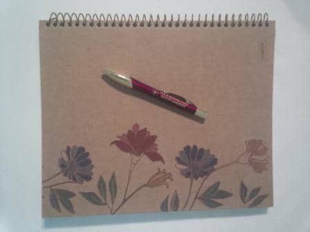 A spiral notebook is a great alternative to the expensive gardening journals available from garden supply companies.