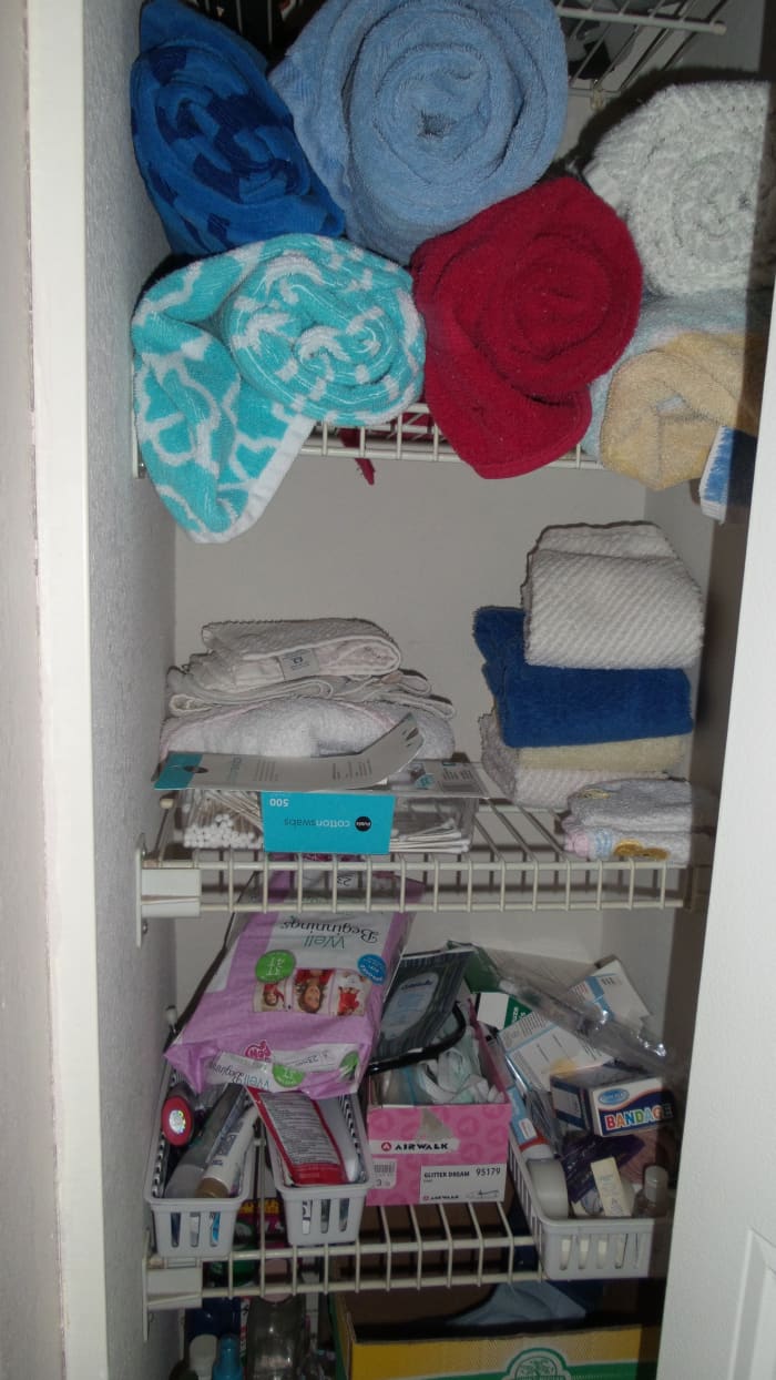 How do you make order out of this chaos? Simple, organize, and be firm on getting rid of things. Photo by AMB