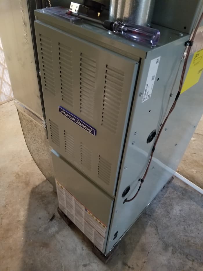 The back panel of your furnace should come off and expose a series of parts and wires that you will be able to access.