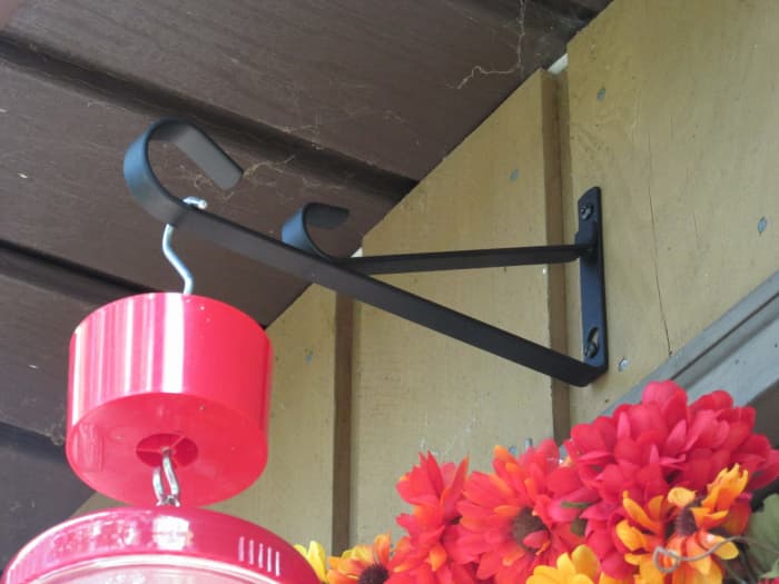 Double Scroll Plant Hanger. This can be mounted with the scrolls facing the ground or facing upwards as I did.