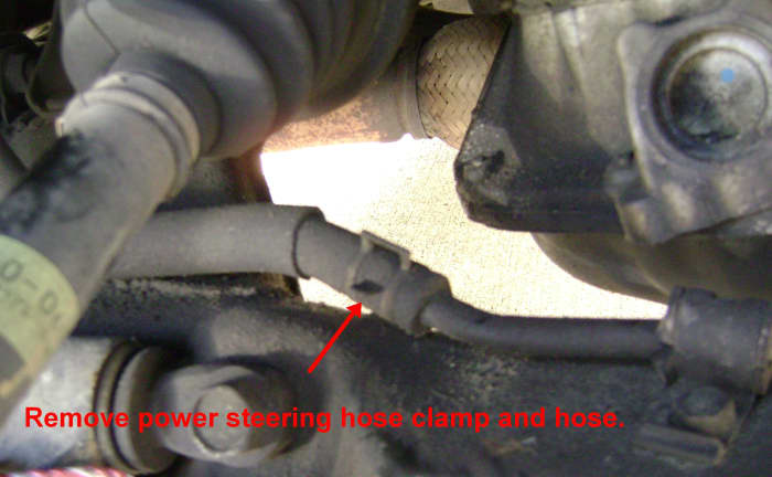 2007 toyota camry power steering fluid leak