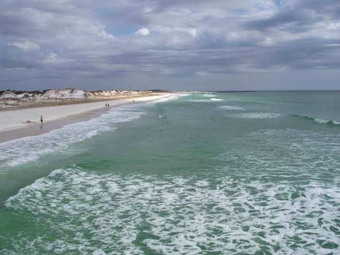St. Andrews Island State Park on the Florida Panhandle. Florida residents get discounts in Florida State Parks.