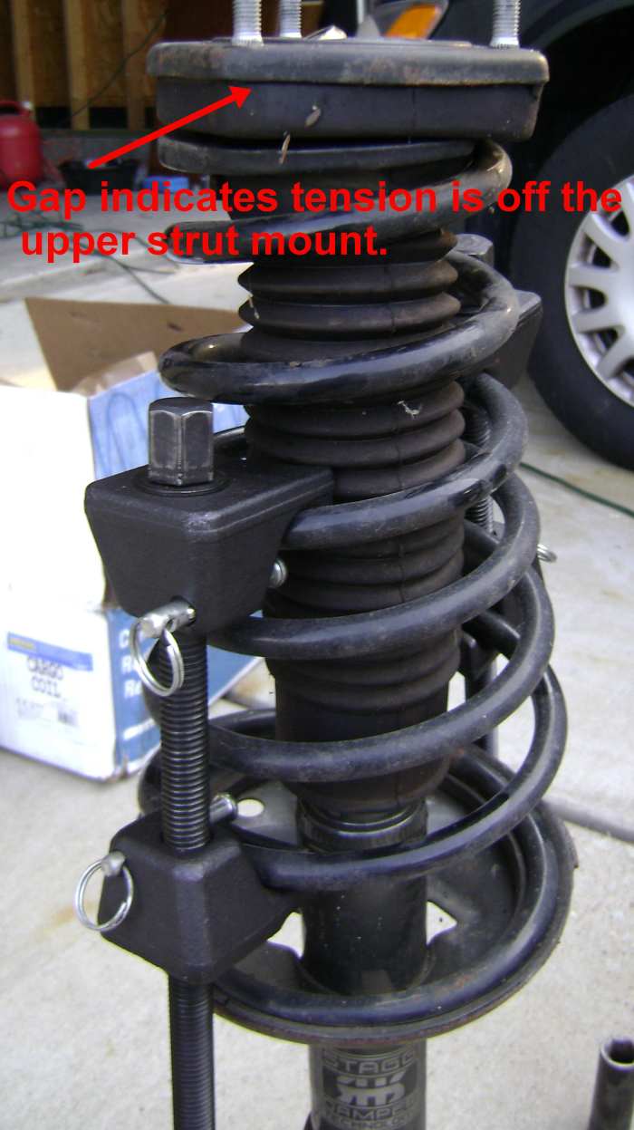 Replacing the Rear Strut and/or Coil Spring on a Toyota Camry (With