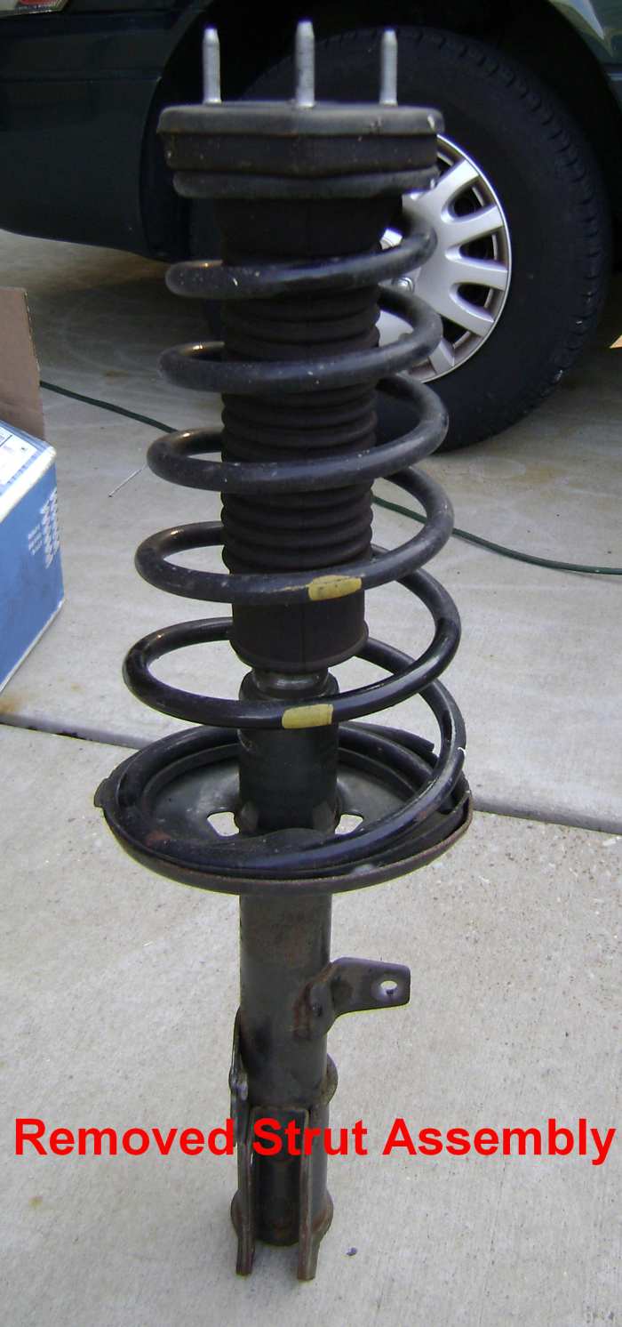 Replacing the Rear Strut and/or Coil Spring on a Toyota Camry (With
