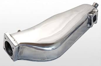 The Godspeed intake manifold is a near replica of the Plazmaman plenums. Modifications may be required in order to fit this manifold to your RB20.