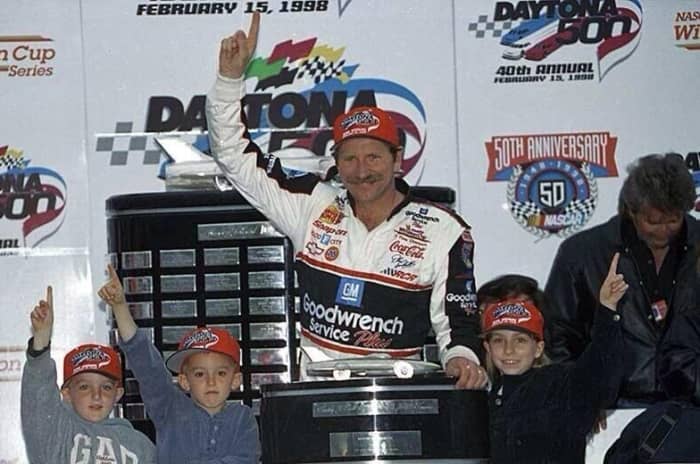 Earnhardt Sr's 1998 Daytona 500 win showed just how close the Dillons and Earnhardts were.
