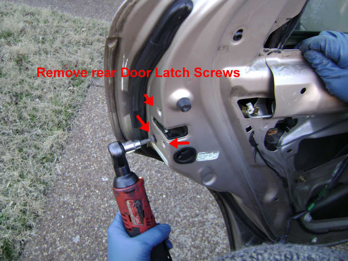 How to Replace or Repair the Rear Door Handle, Door Latch, or Door Lock ...