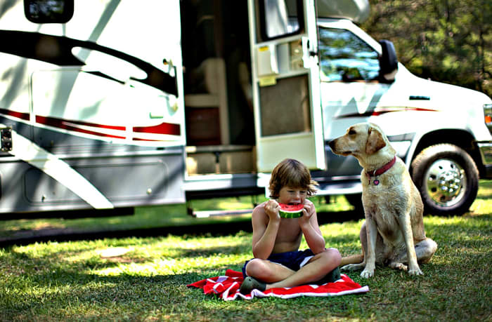 Children enjoy camping but they don't generally do well as long-term park residents.