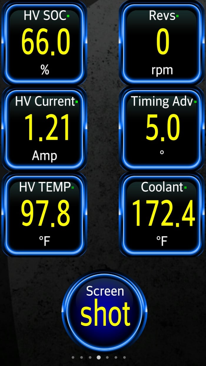 1.21 amps being pulled from the high voltage battery. This figure, a little bit higher than my previous resting rate of current, shows the inverter does have some standby losses.