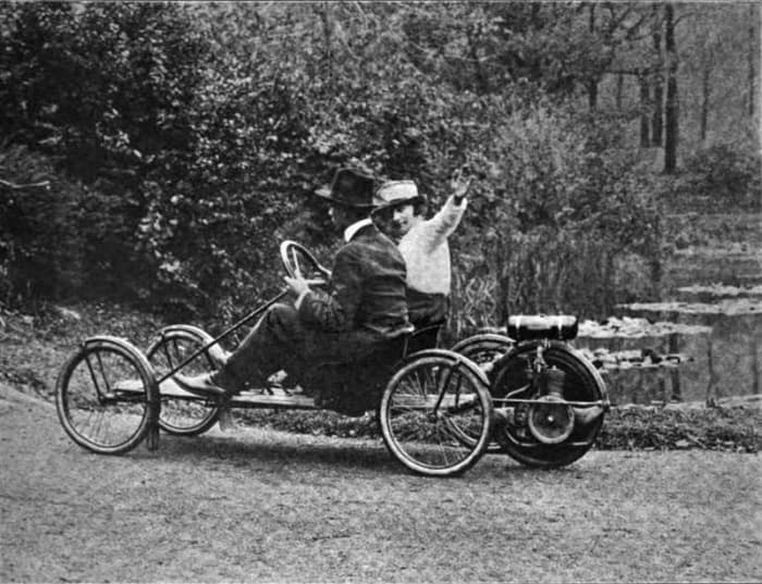 A 1916 effort at high mileage but not much use for a trip to the supermarket in Minnesota in winter.