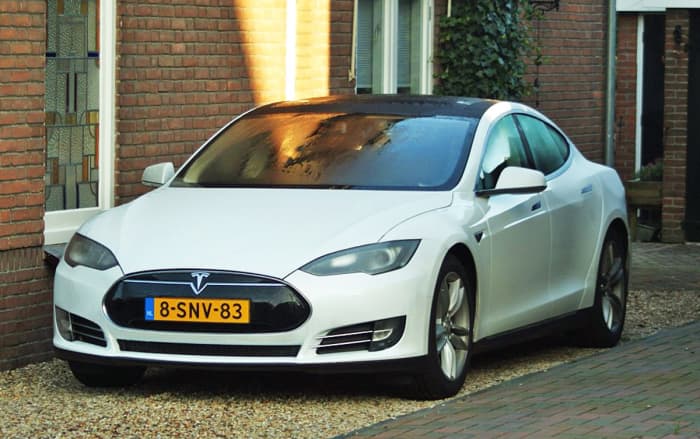 All-Electric Luxury Sedan stylish and powerful