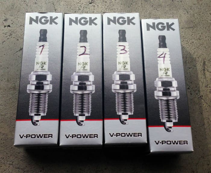 Keeping track of what cylinders your used spark plugs were in can help future trouble-shooting.