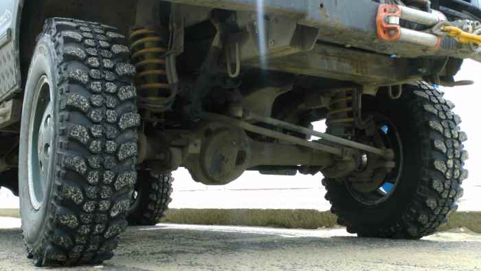 Chassis, axles, and joints are a frequent source of noise and vibration.