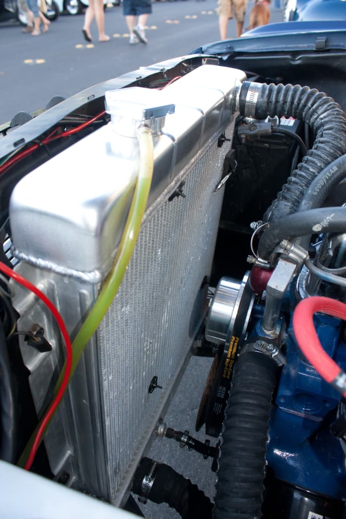 You can remove the lower radiator hose to drain the cooling system, if a petcock or drain valve is not provided on your radiator.