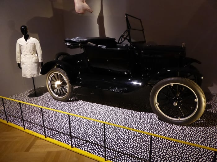 Ford Model T Tourer. Image by Frances Spiegel 2019 with permission from V&A Museum. All rights reserved.