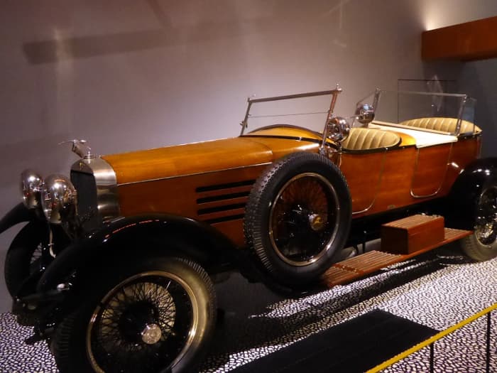 Hispano-Suiza HB6 'Skiff Torpedo'. Image by Frances Spiegel 2019 with permission from V&A Museum. All rights reserved.
