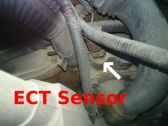 A faulty ECT sensor is one of the most common sources of rough idle on a cold engine.