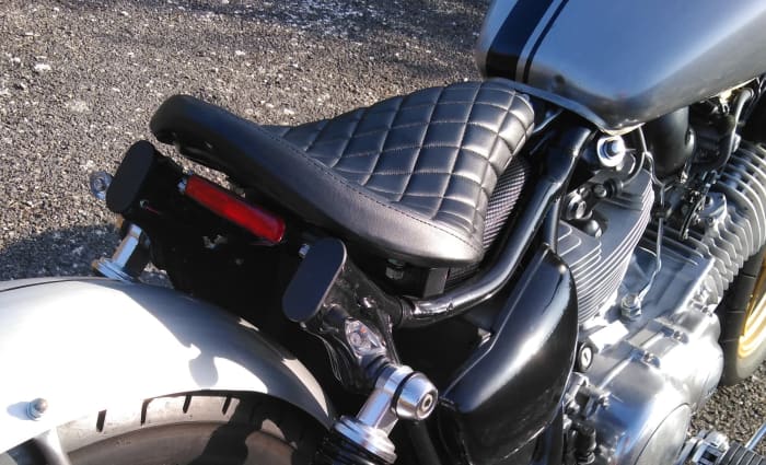 I added some caps to the frame where it was cut, and also added a rear reflector. (It looked like it needed something in the space)